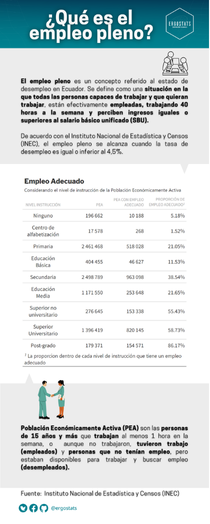 ERGOSTATS employment infographic based on INEC data